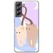 ERT GROUP mobiel telefoonhoesje voor Samsung S21 FE Babaco patroon Cats 013