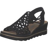 Rieker Dames Zwarte Sandalen Maat 38
