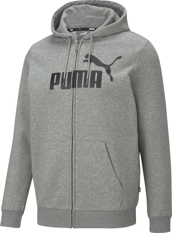 PUMA sweatvest grijs melange