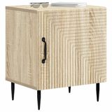 vidaXL Nachtkastje Sonoma Eiken 43 x 34,5 x 50 cm