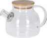Excellent Houseware Glazen theepot 800 ml met filter