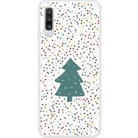 Samsung Galaxy A70 kerstboom bedrukt siliconen hoesje