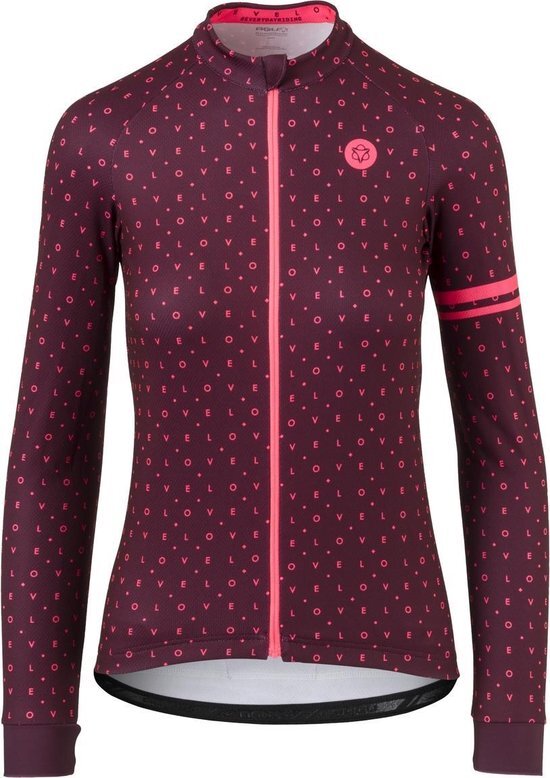 AGU Velo Love Fietsshirt Lange Mouwen Essential Dames - Roze - XXL