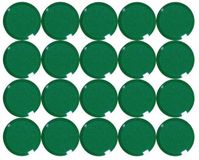 MAUL Magneet MAULpro, Ø 20 mm, 0,3 kg, 20 stuks, Groen