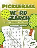 Pickleball Pickleball Word Search Book for Adults and Kids. 100+ Simple and Enjoyable Large Print Puzzles with Fun Facts. Perfect Brain Game Gift for Pickleball Enthusiasts