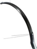 Eurofender Voorspatbord 28" - Compact montagesysteem - Zwart kunststof - 58 mm breed