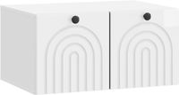 vidaXL Wandmontage TV-kast Hoogglans Wit 59,5 x 41 x 30 cm