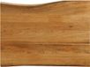 vidaXL Tafelblad met natuurlijke rand 80x60x3,8 cm massief mangohout