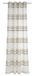Decoratieve Deko Trend Multi 6236787 80 gordijn met 8 ogen, polyester, 245 x 144 x 245 cm, wit / crème / bruin