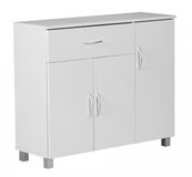 Ervesto Jarry Dressoir Mat Wit Hout 90 x 75 x 30 cm