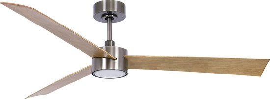 Beacon Airfusion Climate IV Plafondventilator - 132 cm - Antiek Nikkel - Met Verlichting & Afstandsbediening