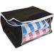 Storage Solutions Dekbed/kussen opberghoes zwart met venster 60 x 45 x 30 cm