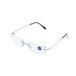 Lunettes de lecture sans monture 400d (Argent) [Style classique] unisexes, simples et durables, indispensables pour le bureau et la maison