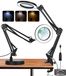 LED-loupe sur pied, grossissement 10x, 3 modes de couleur, dimmable