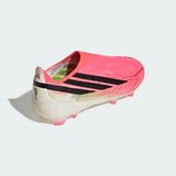 adidas F50 Hyperfast Elite Laceless Fg Road To Glory - Solar Turbo/zwart/goud Kids - Natuurgras (Fg), maat 30