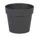 EDA Plastiques 13608 G.ANT SX15 Toscane bloempot, kunststof, 13,6 x 13,6 x 11,6 cm, antraciet