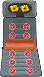 INF Luxe Shiatsu massagemat met warmte