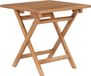 vidaXL Table de jardin pliable 45x45x45 cm teck massif