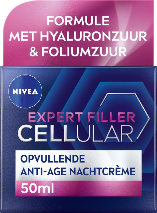 NIVEA CELLular Expert Filler Anti-Age Nachtcrème - 50 ml