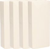 Humidificateurs/évaporateurs d'eau radiateur - 8x pièces - blanc - terre cuite - L7,5 x H17,5