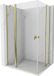 Mexen Mist Duo porte de douche pivotante 100 x 70 cm, or