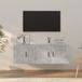 Maison Exclusive - Ensemble de meubles TV 2 pcs gris béton bois d'ingénierie
