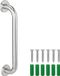 Relaxdays Wandbeugel Badkamer - Douche - RVS - tot 200 kg - Bad - Ouderenzorg - Zilver