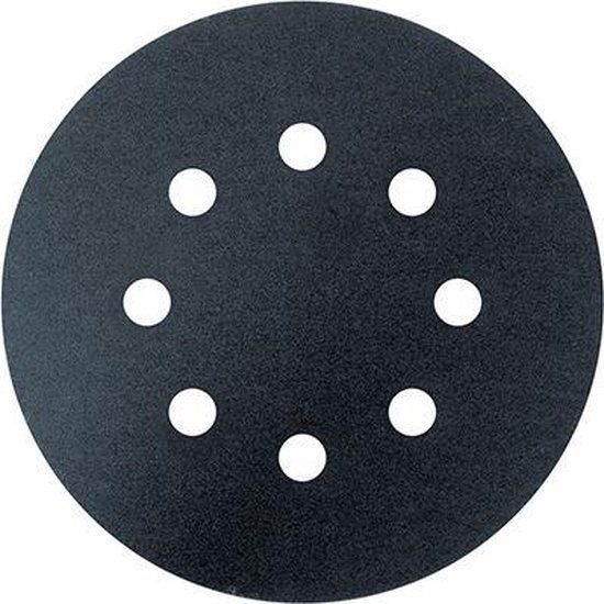Wolfcraft 5 klittenbandschijven voor metaal/lak, Ø 125 mm, korrel 280