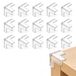 Motswedi Randbescherming, 16 stuks, siliconen, randbescherming baby, zelfklevend, transparant, hoekbescherming baby voor meubels, beschermt baby's, ouderen, T-vormig