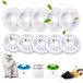 Filtre fontaine à eau pour chat 8 pièces filtres fontaine à eau pour chat avec filtre à charbon et filtre en mousse fontaine à eau pour chat filtre de remplacement pour chats et chiens pour fontaine à eau Flower 3L