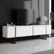 Hanah Home Asir - TV-standaard - Wit, zwart