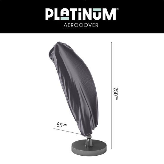 Platinum AeroCover Loungestoelhoes Hoge Rug 75 x 78 x 65-90cm - Grijs - 320.7965.00