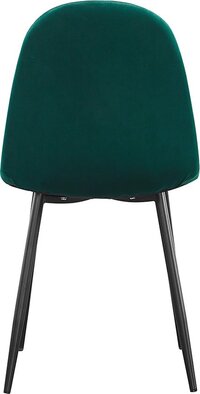 Velvet Eetkamerstoel Orla Groen - Donkergroen - Design