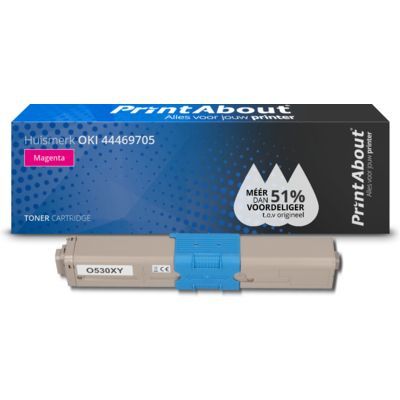 PrintAbout Compatible OKI 44469705 Magenta Toner Cartridge