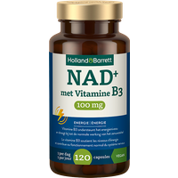 Holland & Barrett NAD+ 100mg + Vitamine B3 - 120 capsules
