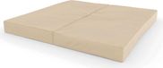 Tapis de gymnastique, 2 pièces, 100 x 100 x 10 cm, beige