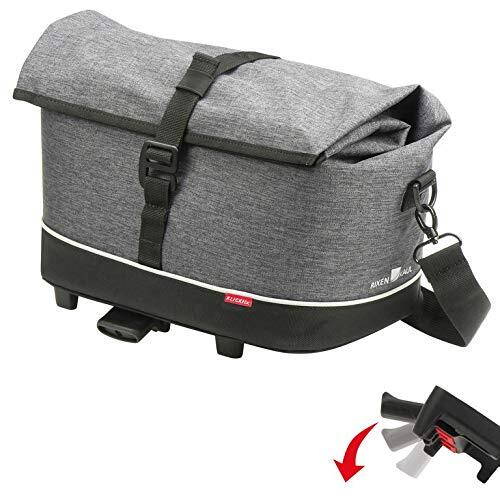 KlickFix Unisex - Volwassen Rackpack, tweed grijs, 8 liter