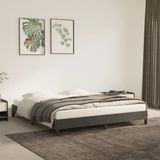 Maison Exclusive - Cadre de lit sans matelas, gris foncé, 160x200 cm, velours