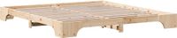vidaXL Bedframe Naturel 180 x 200 cm Massief Grenenhout
