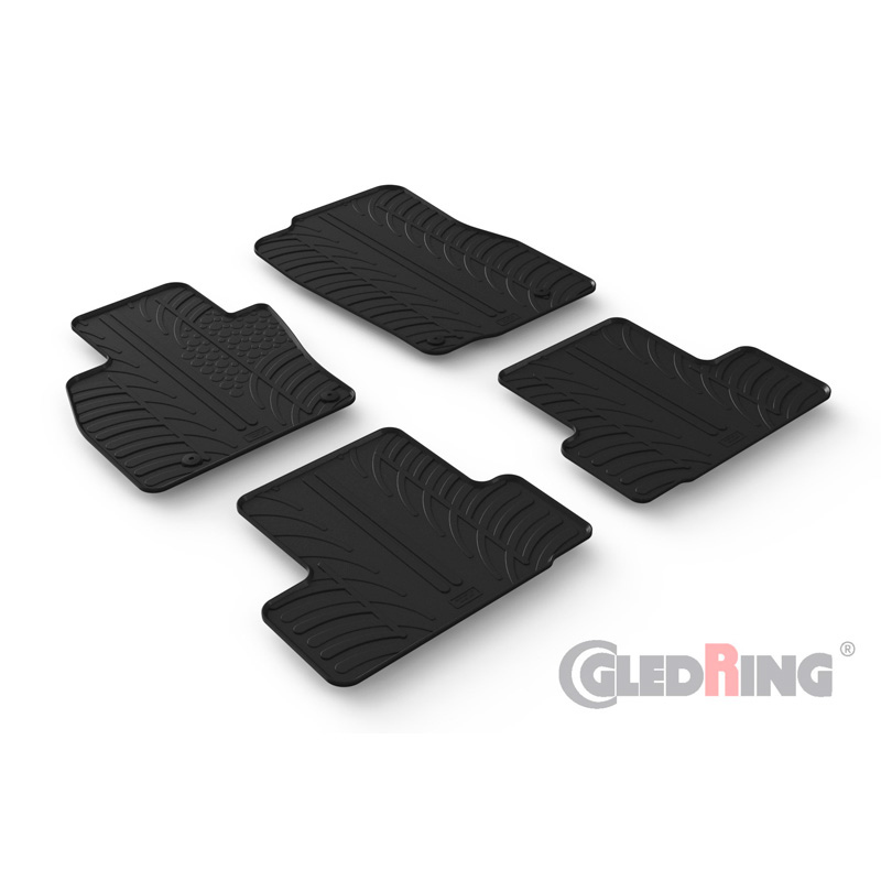 GledRing Rubbermatten passend voor Mazda CX-60 Hybrid 2022- (T profiel 4-delig)