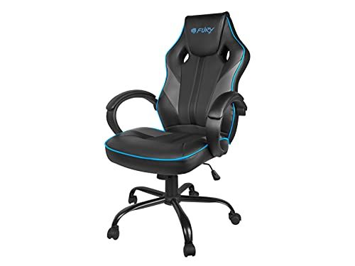 Fury Avenger M Gaming Stoel - Zwart/Grijs - Ergonomisch - Met Armen