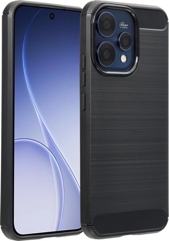imoshion Brushed Backcover voor de Oppo Reno15 F (5G) - Zwart