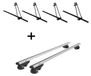 4x porte-vélos ORION + barres de toit VDP004 XL compatible avec BMW X5 E70 2006-2010