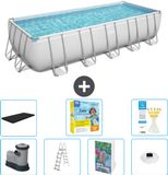 Bestway Rechthoekig Power Steel Zwembad - 640 x 274 x 132 cm - Grijs