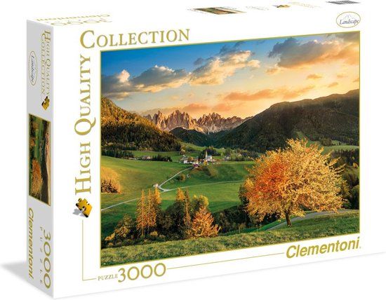 Clementoni - Puzzel 3000 Stukjes High Quality Collection The Alps - 33545