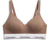 Calvin Klein Underwear Soutien-gorge sans armature avec maintien léger, bonnet préformé, coton/modal, uni, XL