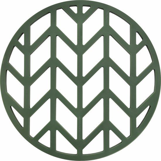 Krumble Pannenonderzetter - Pijlen - Diameter 14 cm - Groen