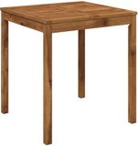 vidaXL - Eettafel - Naturel - 70 x 68,5 x 75 cm - Massief Acacia Hout