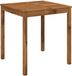 vidaXL - Eettafel - Naturel - 70 x 68,5 x 75 cm - Massief Acacia Hout