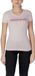 Guess T-Shirt Dames Roze Katoen en elastaan Ronde hals Lange mouw Casual
